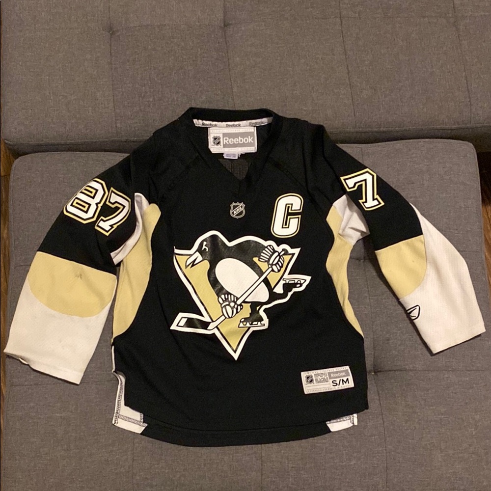 Sidney Crosby #87 Pittsburg Penguins NHL Jersey Child / Kids Size Small / Medium